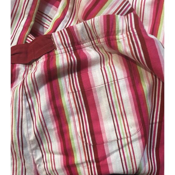 Gap NWT Women's Pajama Pants Sz XL Pink White Stripe Flannel Loungewear Cozycore - Picture 4 of 6